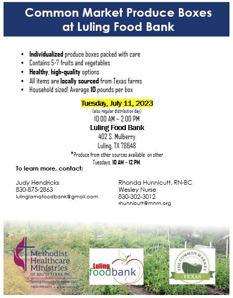 Luling Food Bank 7.11.23