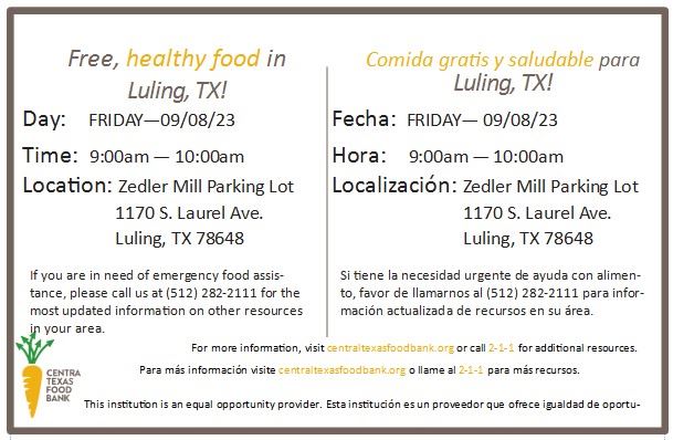 Central Texas Food Bank 9.08.23